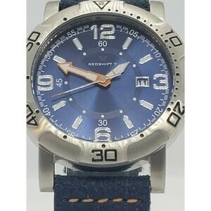 redshift 7 watch men's leather watch